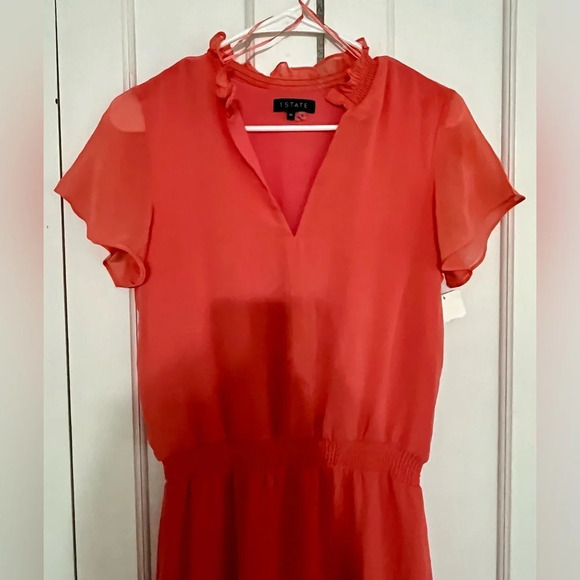 1.STATE Wildlfower Bouquet High/Low Dress - Picture 2 of 5